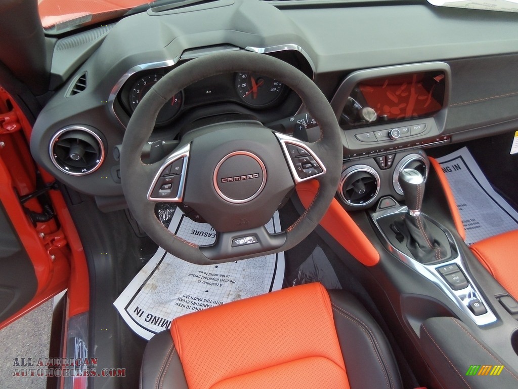 2018 Camaro SS Convertible Hot Wheels Package - Crush (Orange) / Jet Black/Orange Accents photo #46