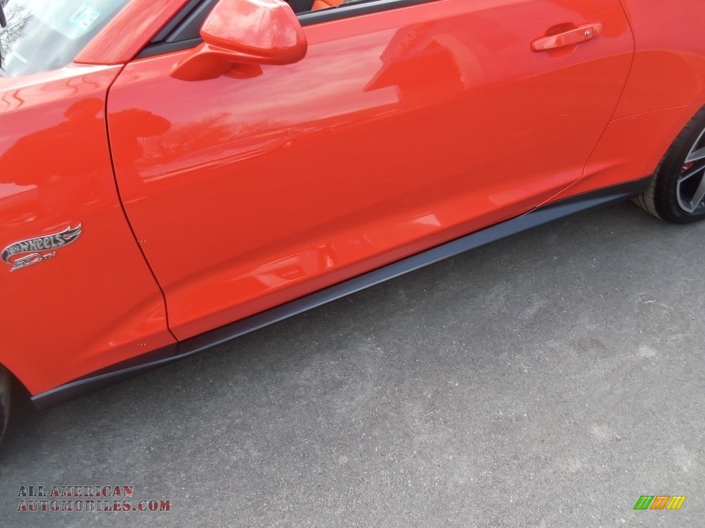 2018 Camaro SS Convertible Hot Wheels Package - Crush (Orange) / Jet Black/Orange Accents photo #48