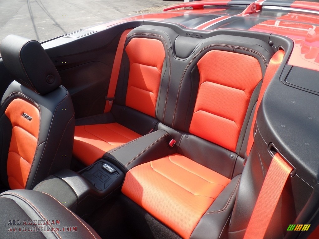 2018 Camaro SS Convertible Hot Wheels Package - Crush (Orange) / Jet Black/Orange Accents photo #77