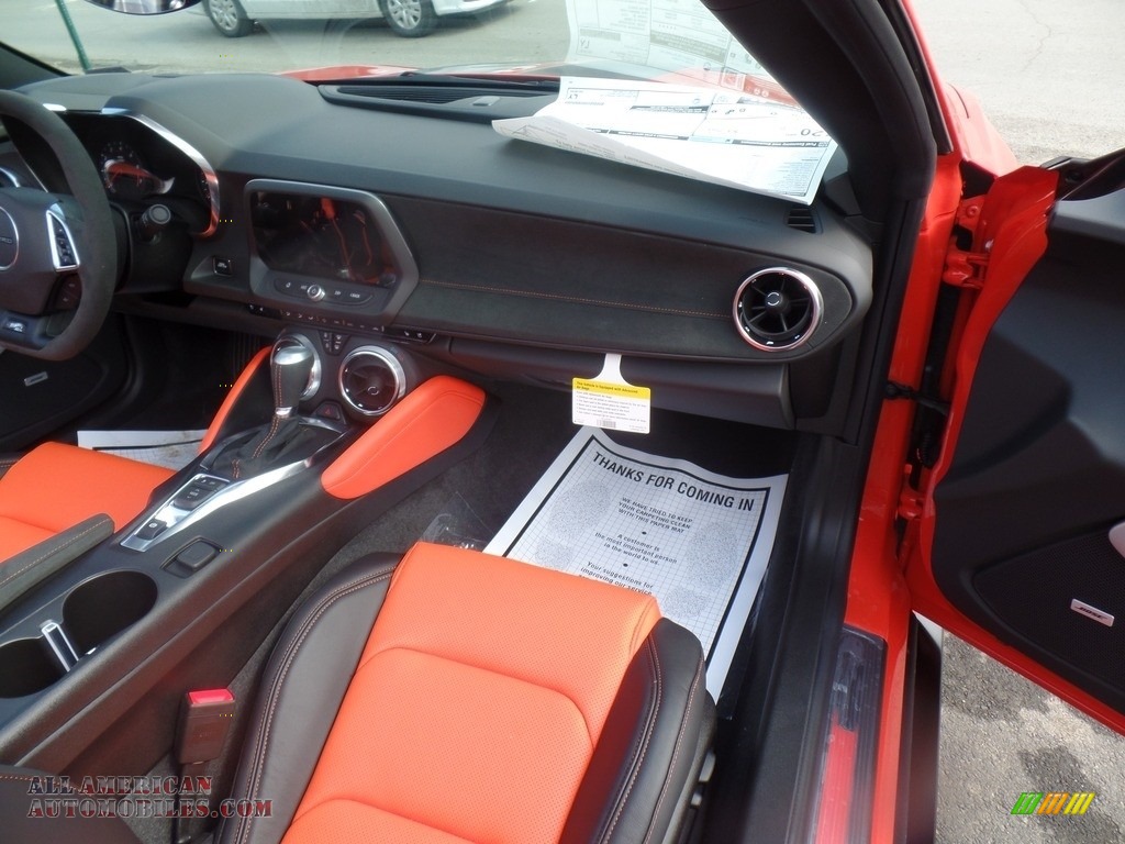 2018 Camaro SS Convertible Hot Wheels Package - Crush (Orange) / Jet Black/Orange Accents photo #83