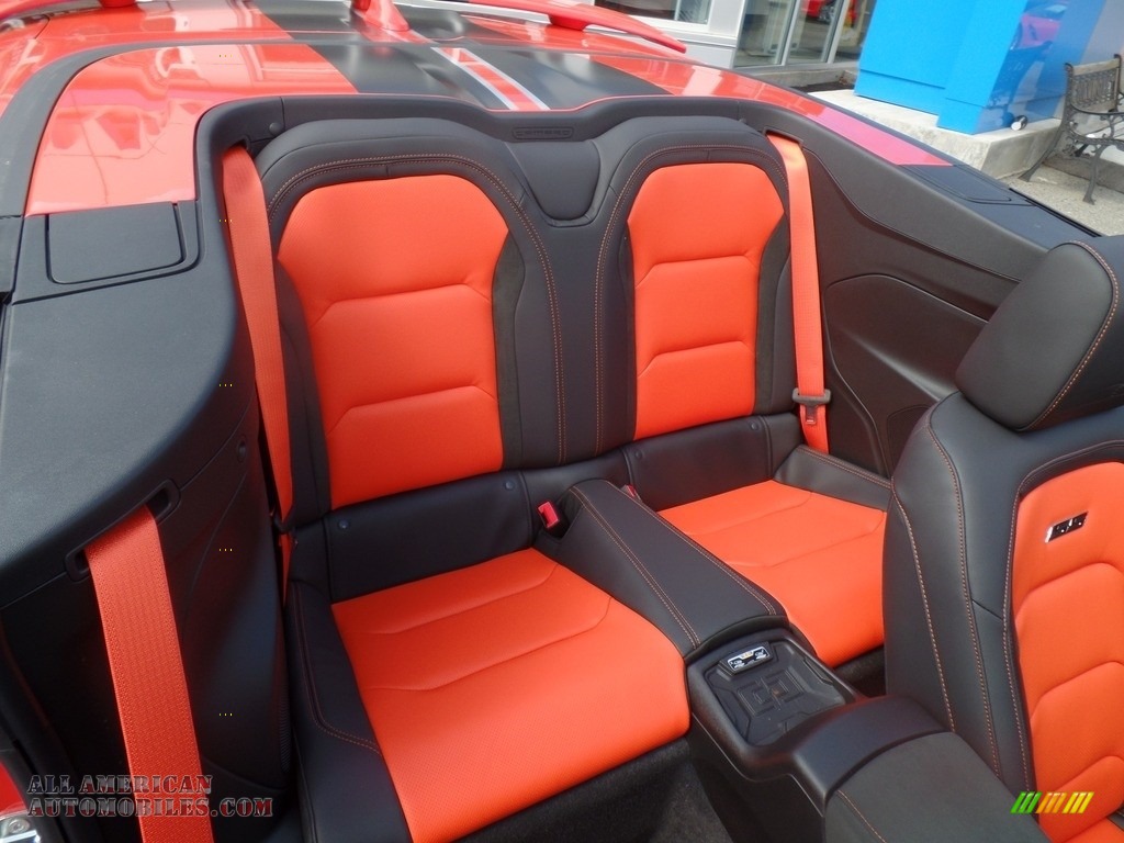 2018 Camaro SS Convertible Hot Wheels Package - Crush (Orange) / Jet Black/Orange Accents photo #84
