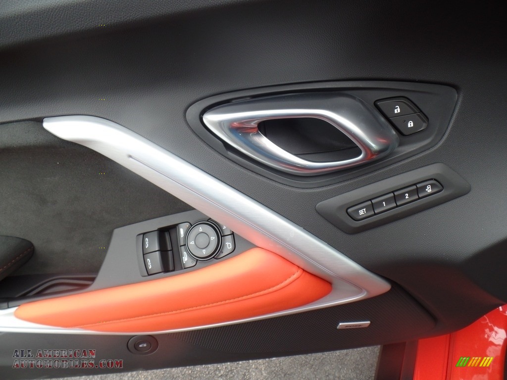2018 Camaro SS Convertible Hot Wheels Package - Crush (Orange) / Jet Black/Orange Accents photo #88