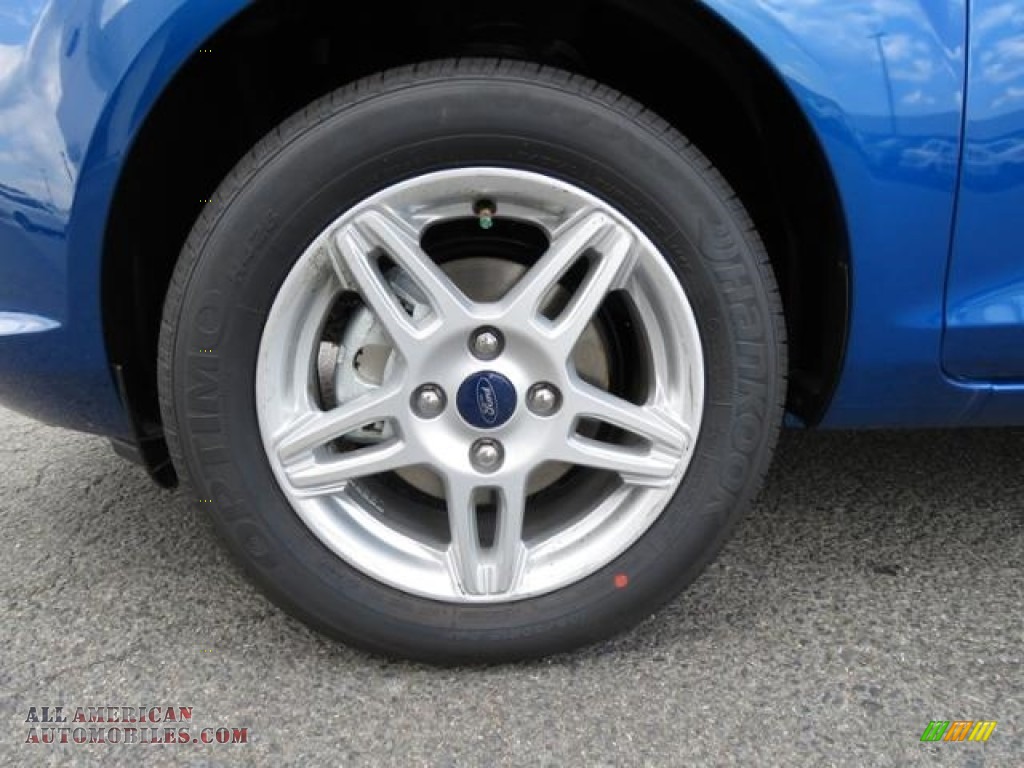 2018 Fiesta SE Sedan - Lightning Blue / Charcoal Black photo #8