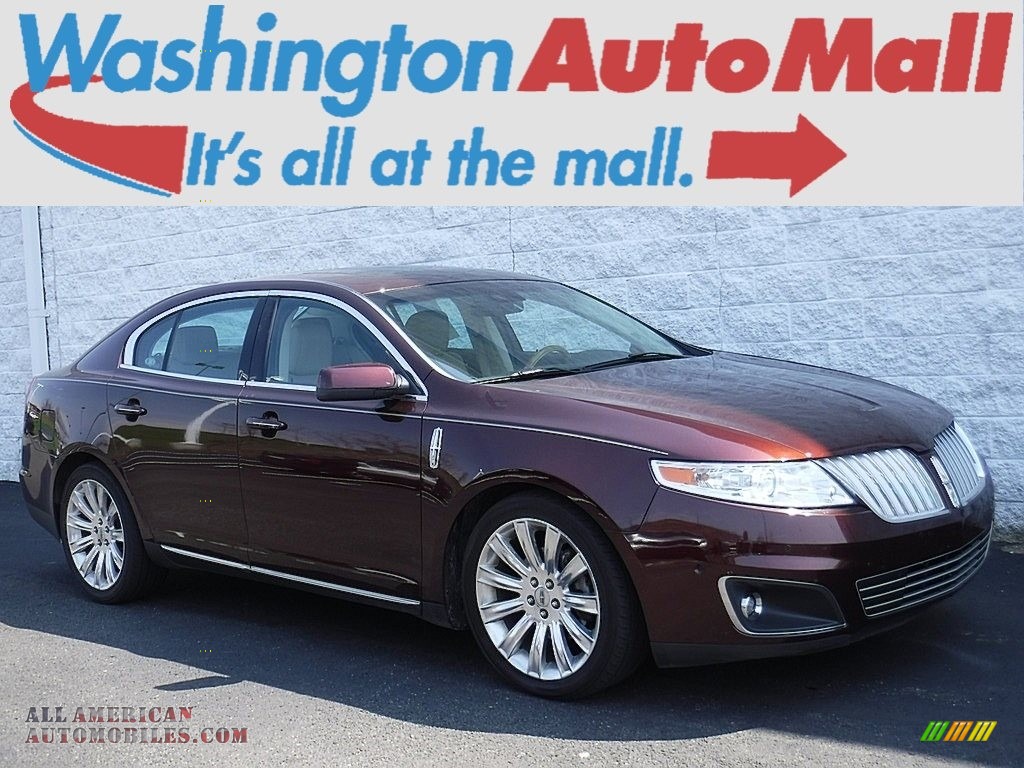 Red Candy Metallic / Cashmere/Fine Line Ebony Lincoln MKS EcoBoost AWD
