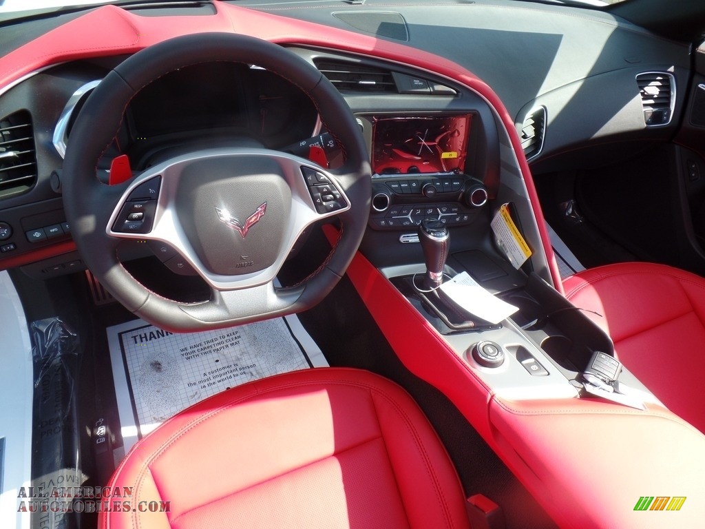 2019 Corvette Grand Sport Coupe - Arctic White / Adrenaline Red photo #22