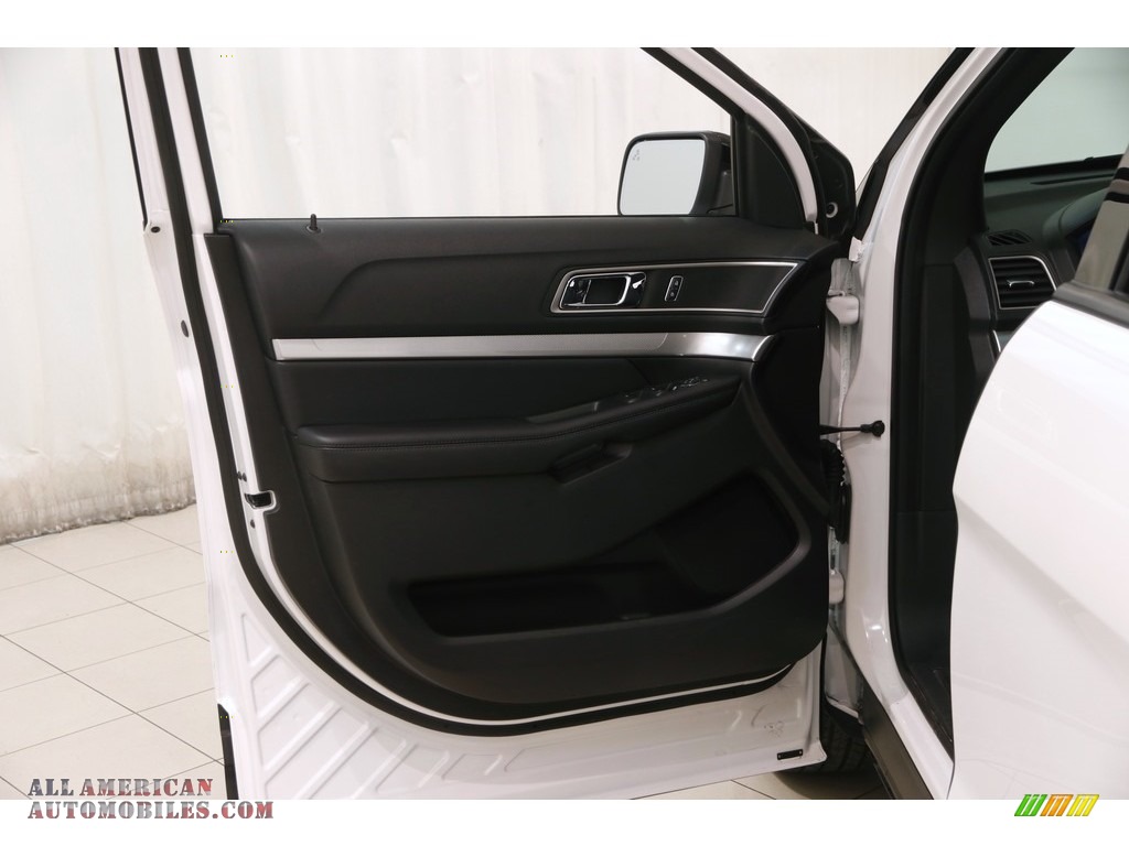 2016 Explorer XLT 4WD - White Platinum Metallic Tri-Coat / Ebony Black photo #5