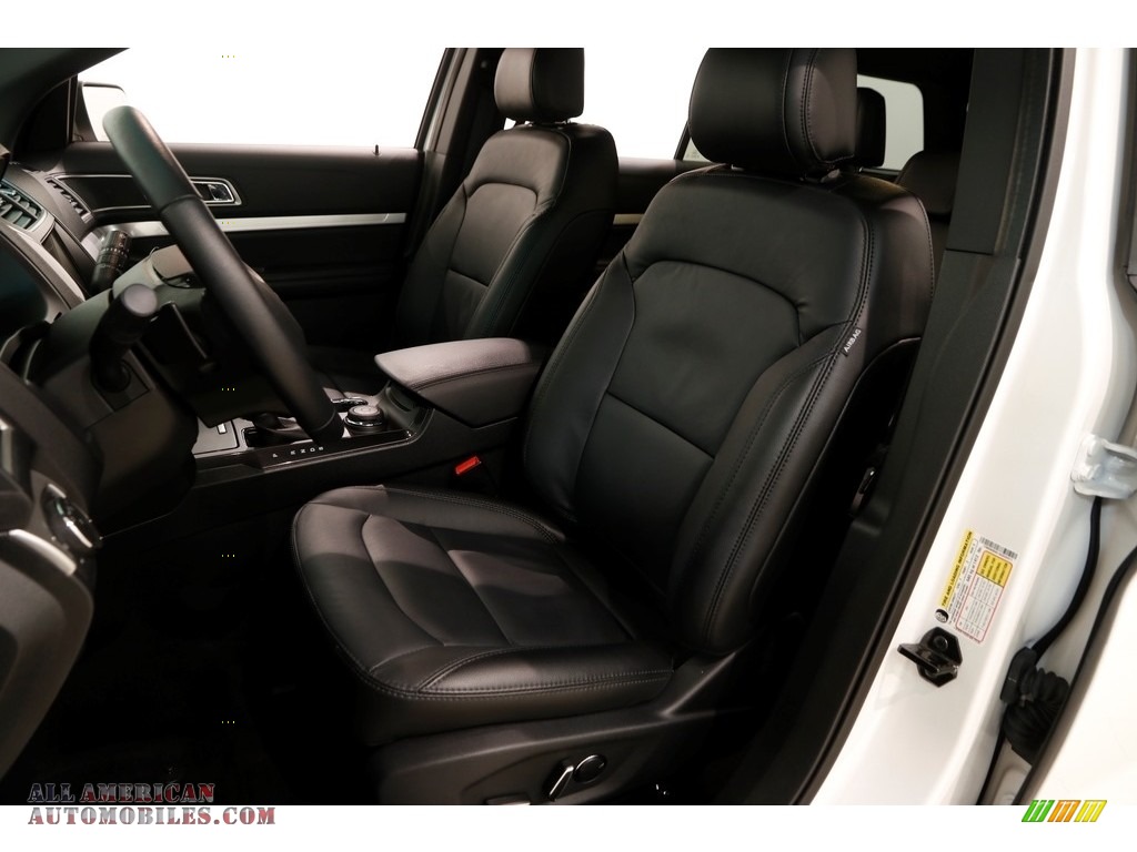 2016 Explorer XLT 4WD - White Platinum Metallic Tri-Coat / Ebony Black photo #7