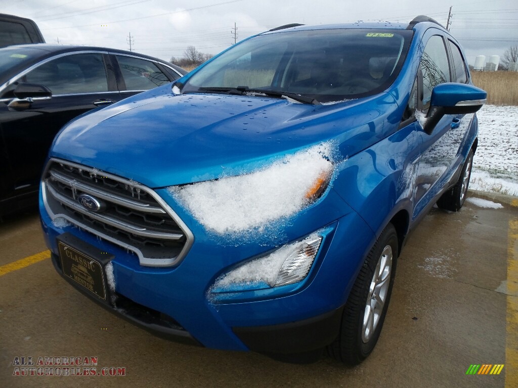 Blue Candy / Ebony Black Ford EcoSport SE