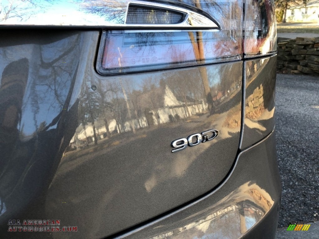 2015 Model S 90D - Midnight Silver Metallic / Tan photo #3