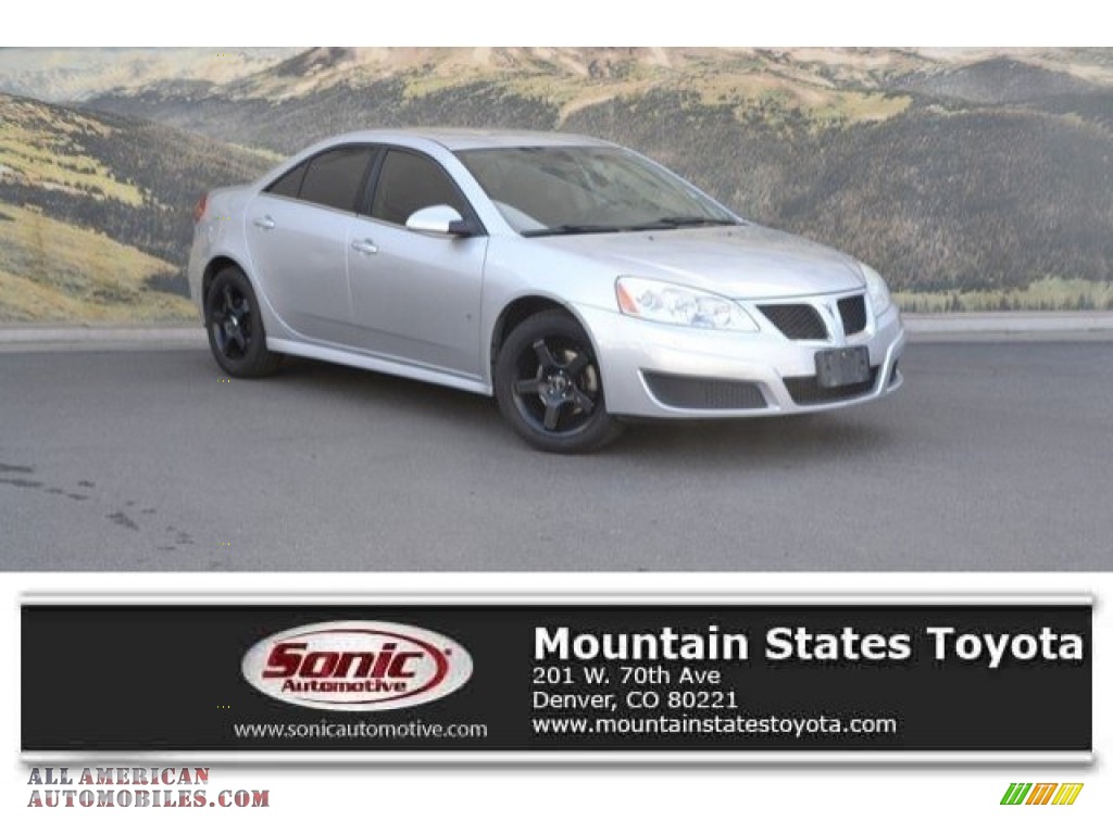 Quicksilver Metallic / Ebony Pontiac G6 Sedan