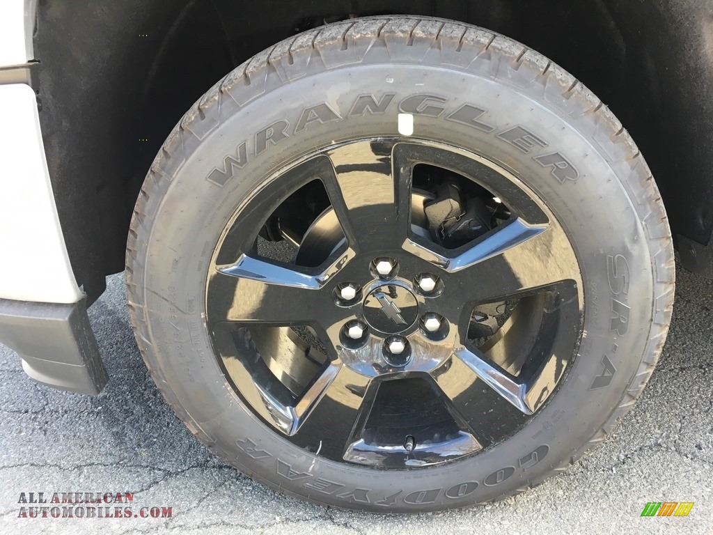 2018 Silverado 1500 Custom Crew Cab 4x4 - Silver Ice Metallic / Dark Ash/Jet Black photo #10