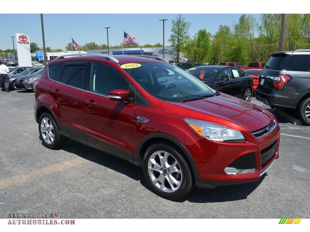 Ruby Red / Charcoal Black Ford Escape Titanium 1.6L EcoBoost