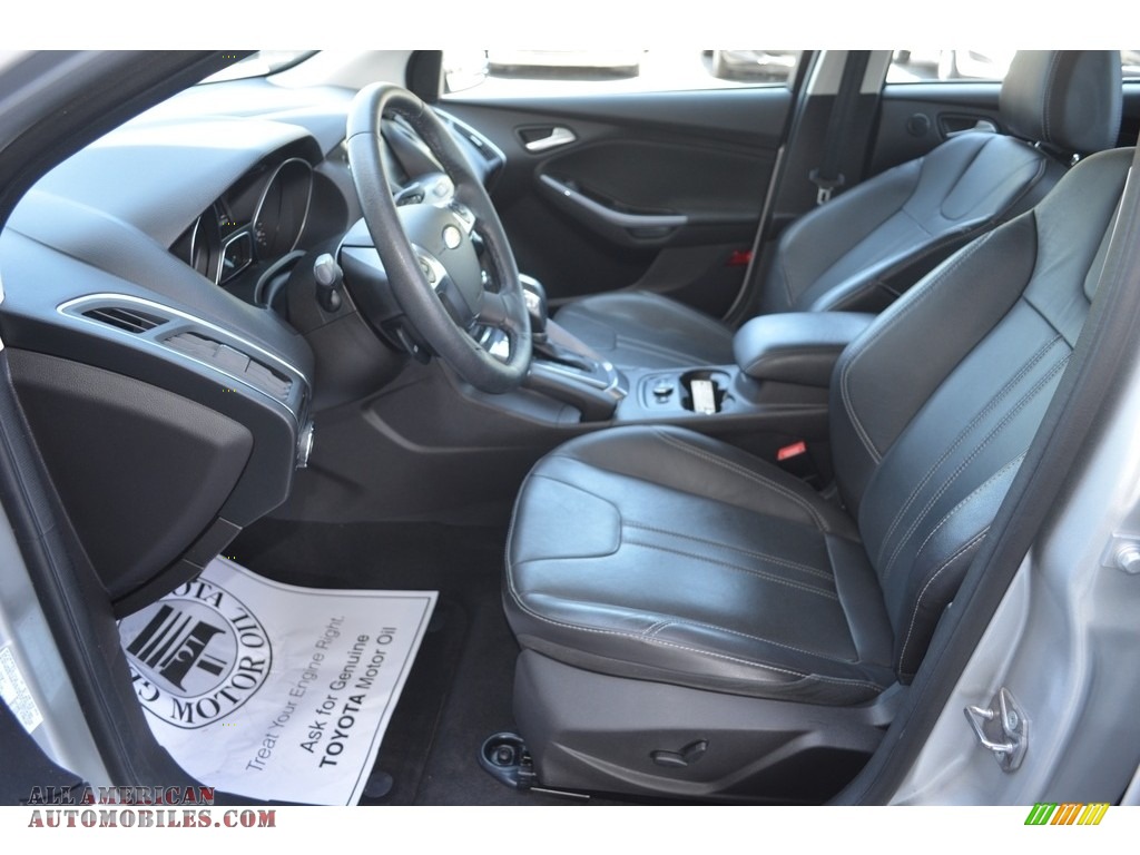 2014 Focus Titanium Sedan - Ingot Silver / Charcoal Black photo #8