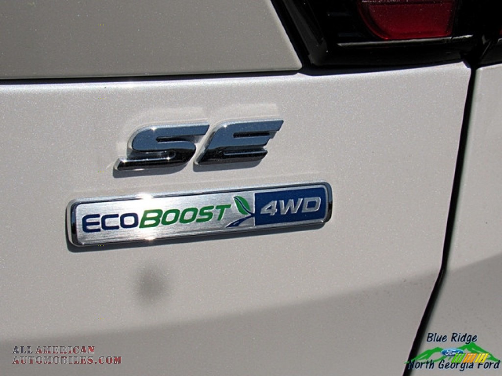 2018 Escape SE 4WD - White Platinum / Medium Light Stone photo #34
