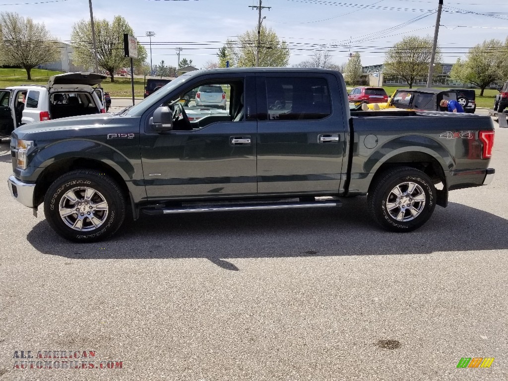 Green Gem Metallic / Medium Earth Gray Ford F150 XLT SuperCrew 4x4