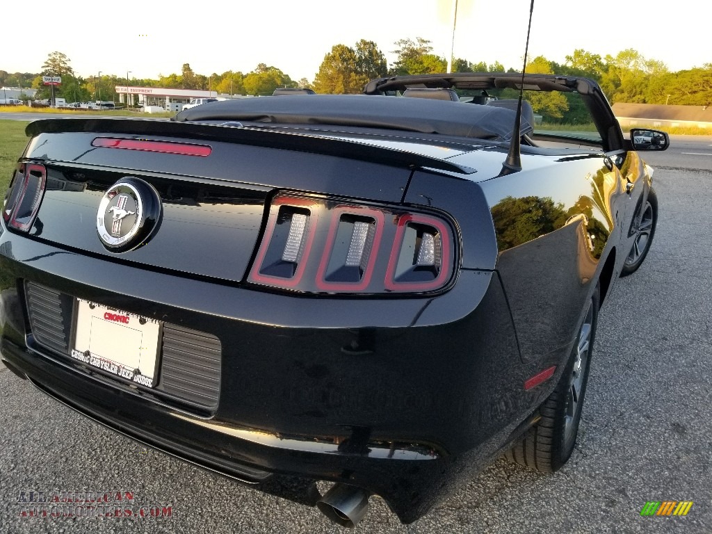 2013 Mustang V6 Premium Convertible - Black / Charcoal Black photo #4