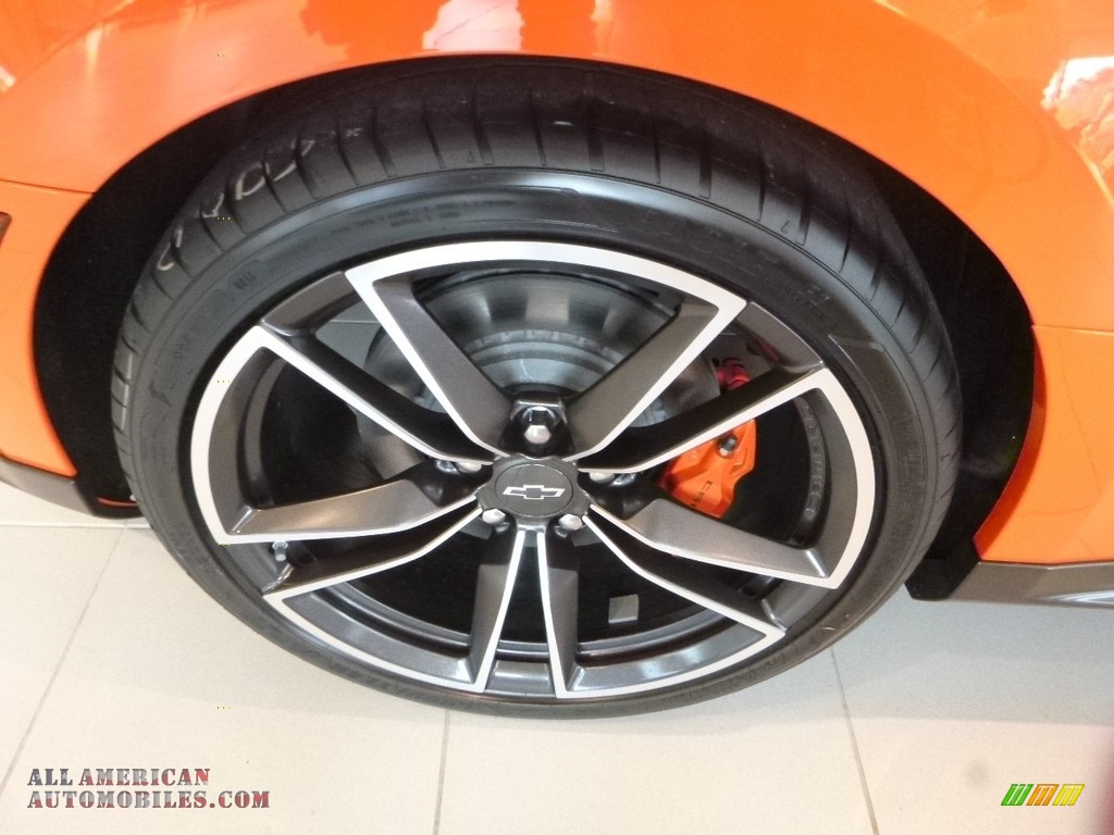 2018 Camaro SS Coupe Hot Wheels Package - Crush (Orange) / Jet Black/Orange Accents photo #7