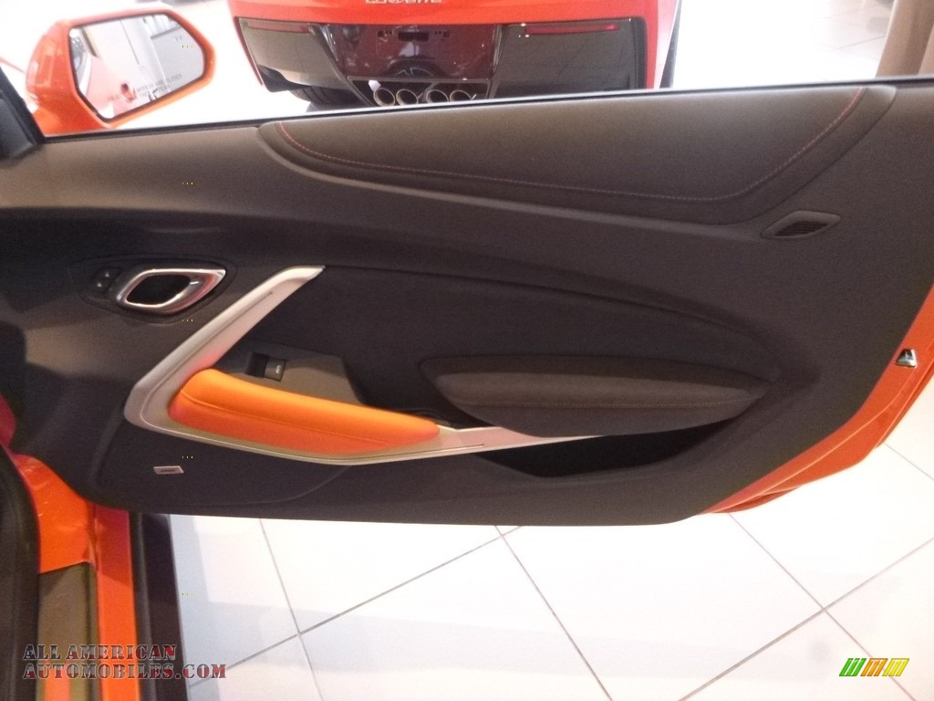 2018 Camaro SS Coupe Hot Wheels Package - Crush (Orange) / Jet Black/Orange Accents photo #8