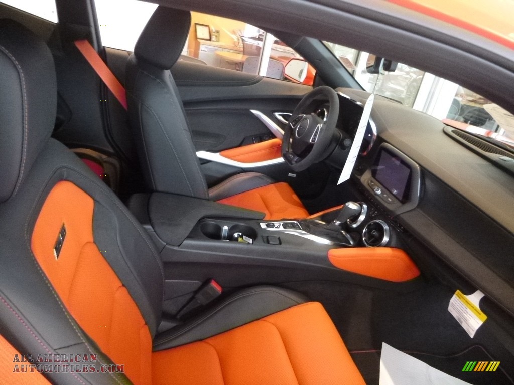 2018 Camaro SS Coupe Hot Wheels Package - Crush (Orange) / Jet Black/Orange Accents photo #9