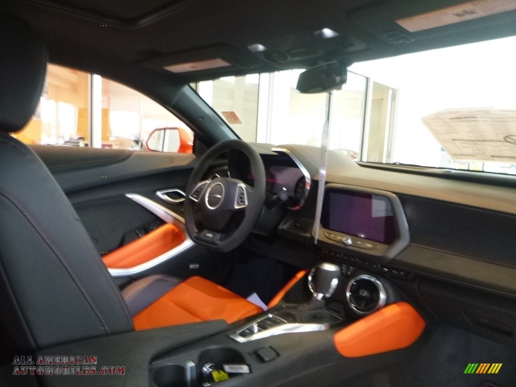 2018 Camaro SS Coupe Hot Wheels Package - Crush (Orange) / Jet Black/Orange Accents photo #10