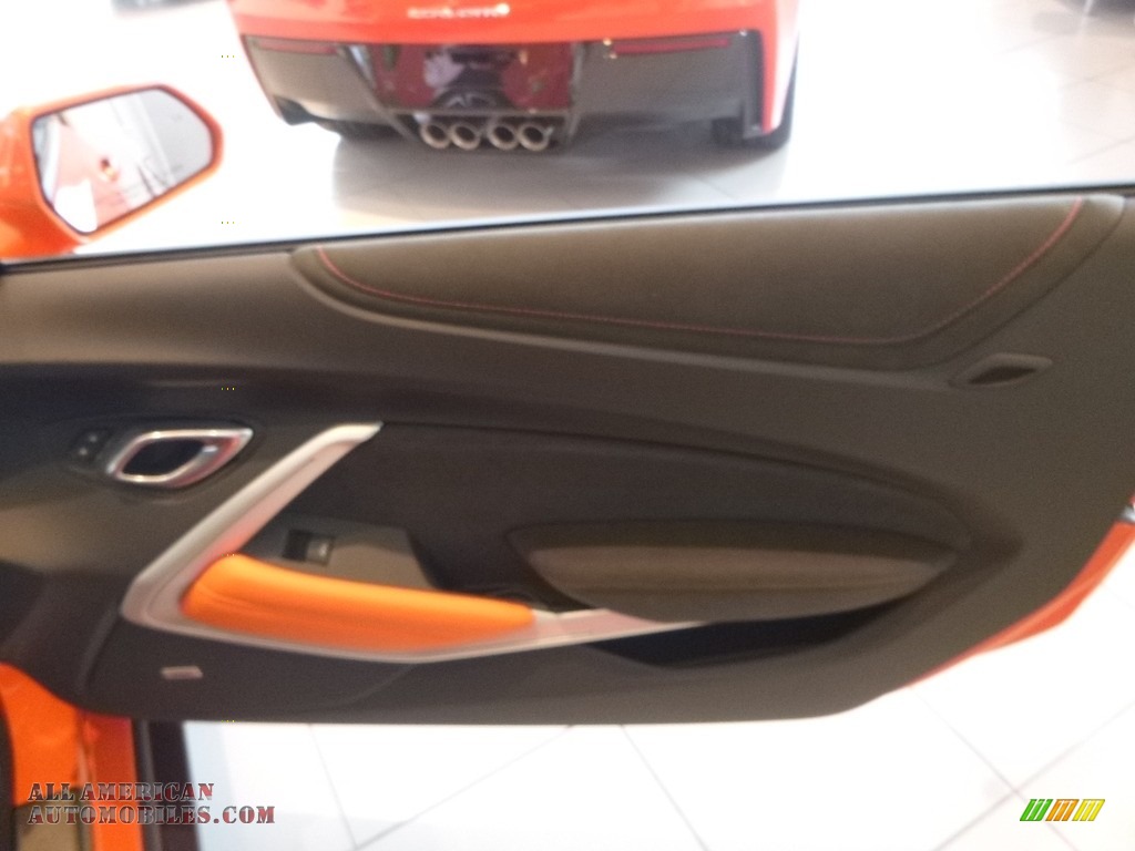 2018 Camaro SS Coupe Hot Wheels Package - Crush (Orange) / Jet Black/Orange Accents photo #13