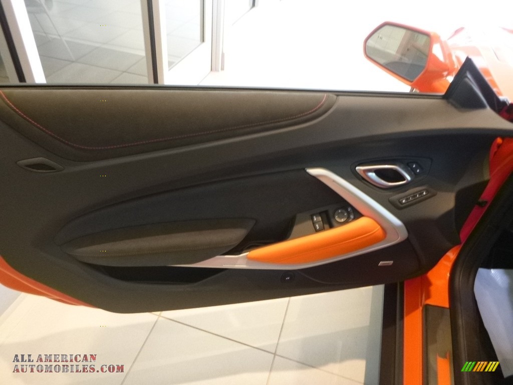 2018 Camaro SS Coupe Hot Wheels Package - Crush (Orange) / Jet Black/Orange Accents photo #16
