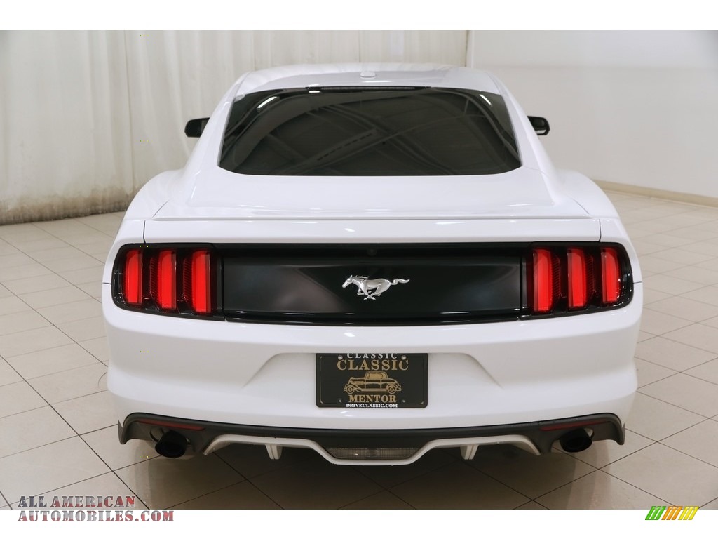 2016 Mustang EcoBoost Coupe - Oxford White / Dark Ceramic photo #21