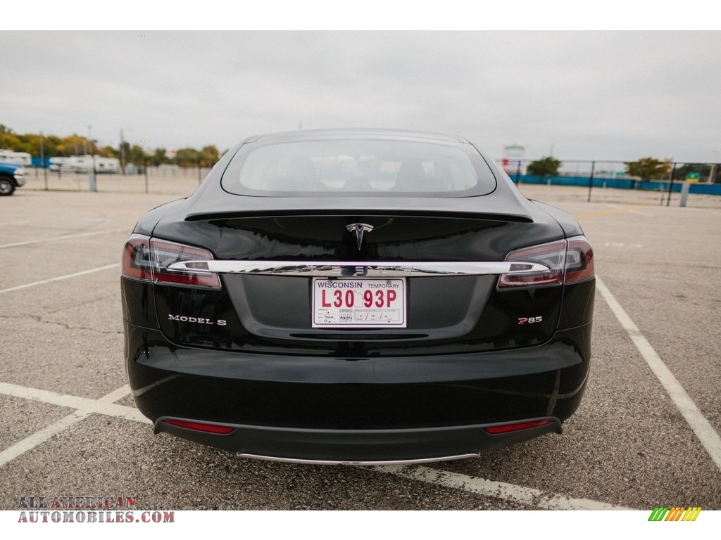 2013 Model S P85 Performance - Black / Black photo #24
