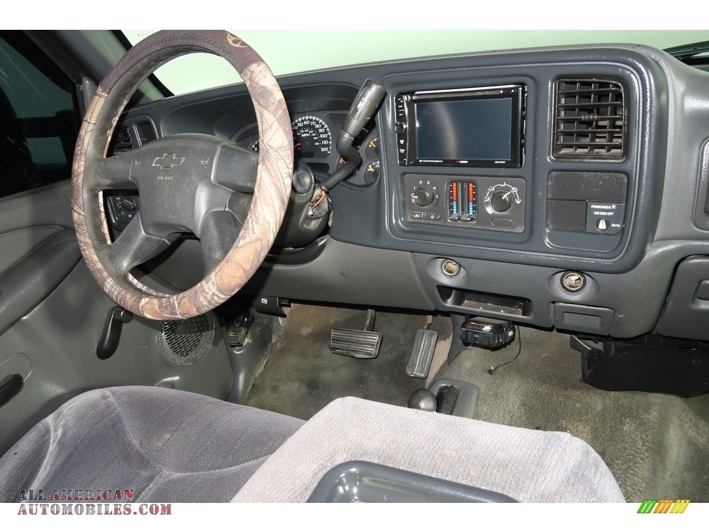 2003 Silverado 1500 LS Extended Cab 4x4 - Dark Gray Metallic / Dark Charcoal photo #12