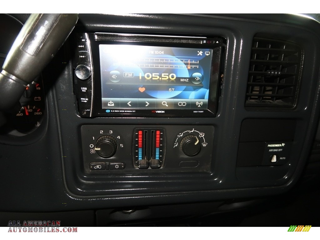 2003 Silverado 1500 LS Extended Cab 4x4 - Dark Gray Metallic / Dark Charcoal photo #15