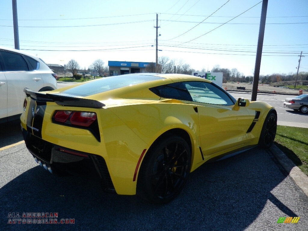 2018 Corvette Grand Sport Coupe - Corvette Racing Yellow Tintcoat / Gray photo #4