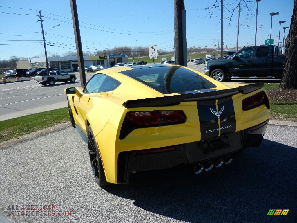 2018 Corvette Grand Sport Coupe - Corvette Racing Yellow Tintcoat / Gray photo #5