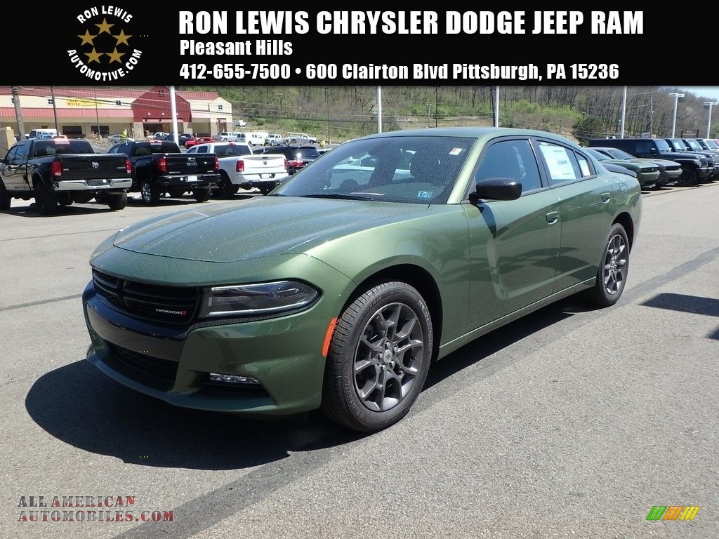 F8 Green / Black Dodge Charger GT AWD