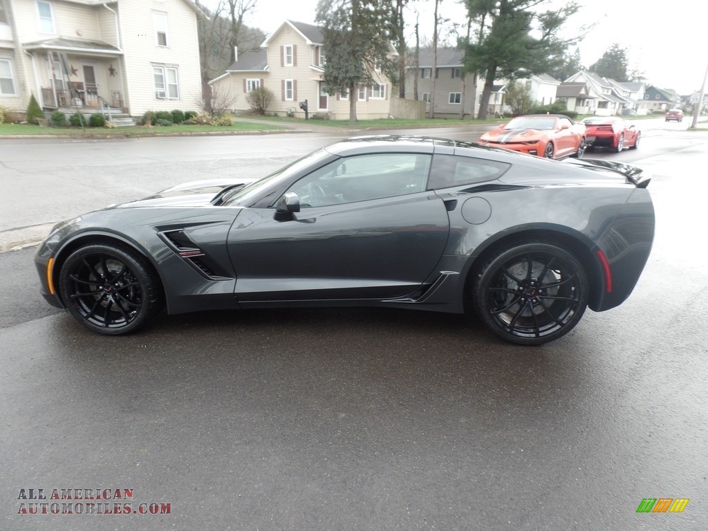 2019 Corvette Grand Sport Coupe - Shadow Gray Metallic / Black photo #6