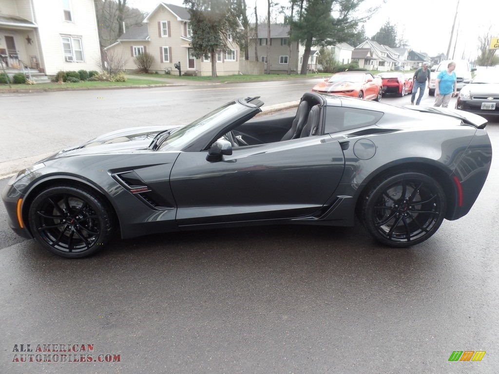 2019 Corvette Grand Sport Coupe - Shadow Gray Metallic / Black photo #14