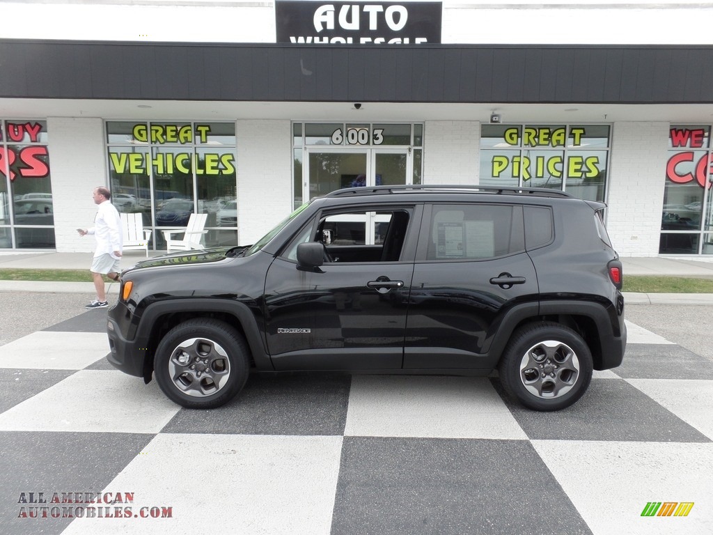 Black / Black Jeep Renegade Sport