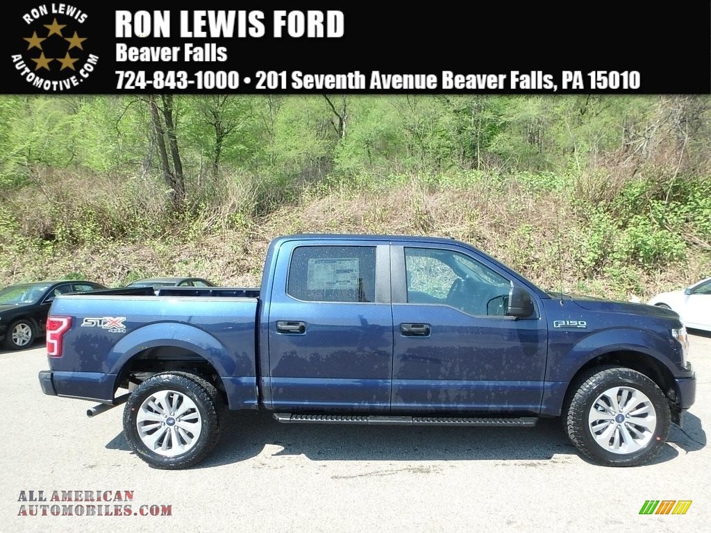 Blue Jeans / Earth Gray Ford F150 STX SuperCrew 4x4