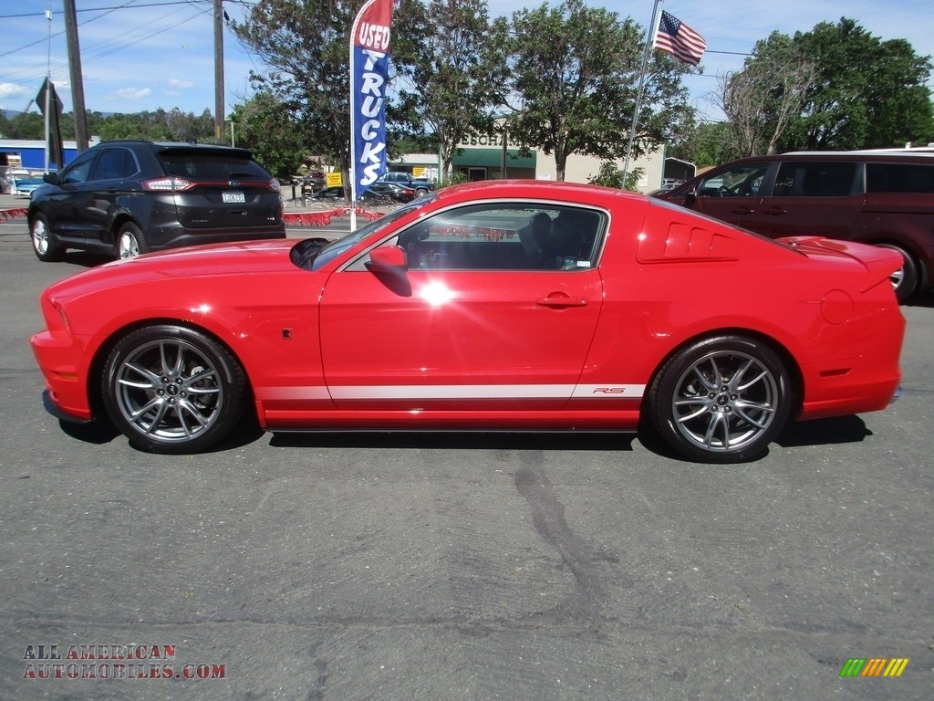 2014 Mustang V6 Premium Coupe - Ruby Red / Charcoal Black photo #4