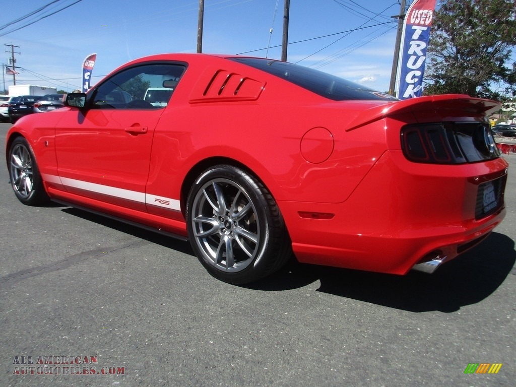 2014 Mustang V6 Premium Coupe - Ruby Red / Charcoal Black photo #5