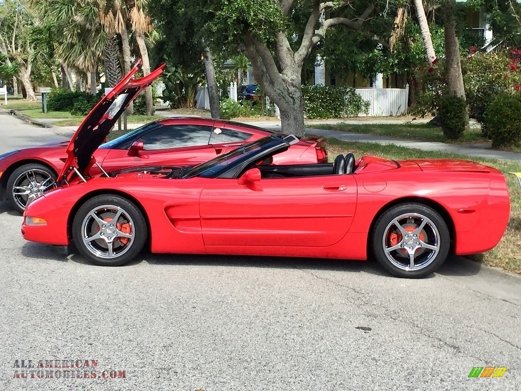 2000 Corvette Convertible - Torch Red / Black photo #1