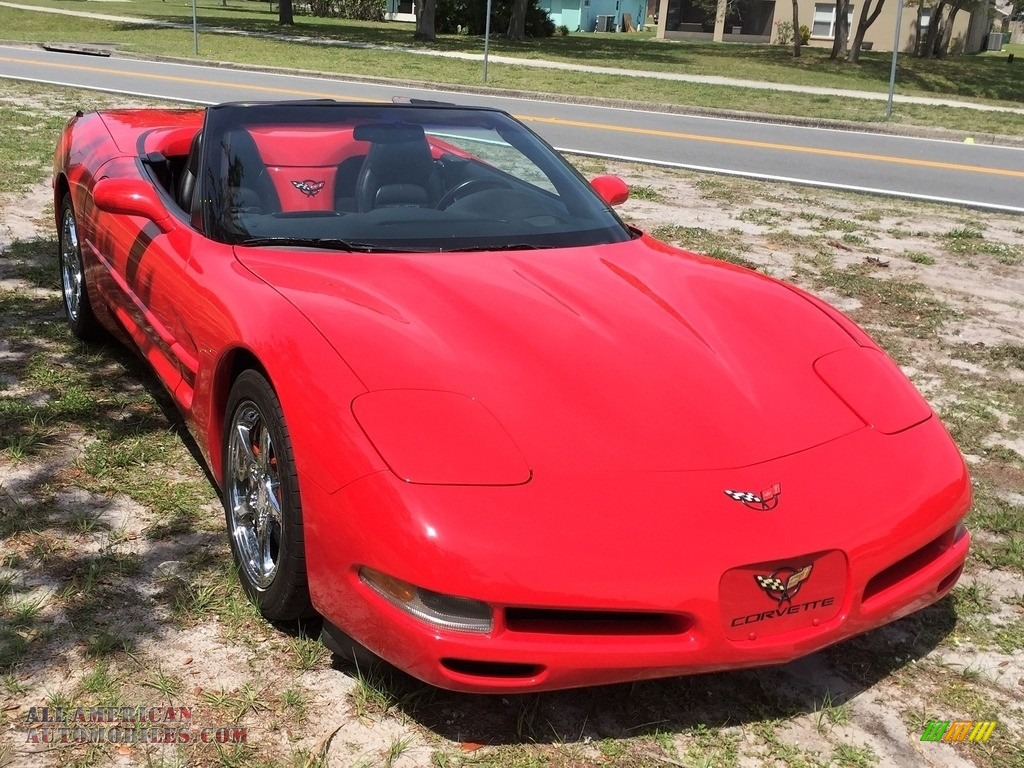 2000 Corvette Convertible - Torch Red / Black photo #15