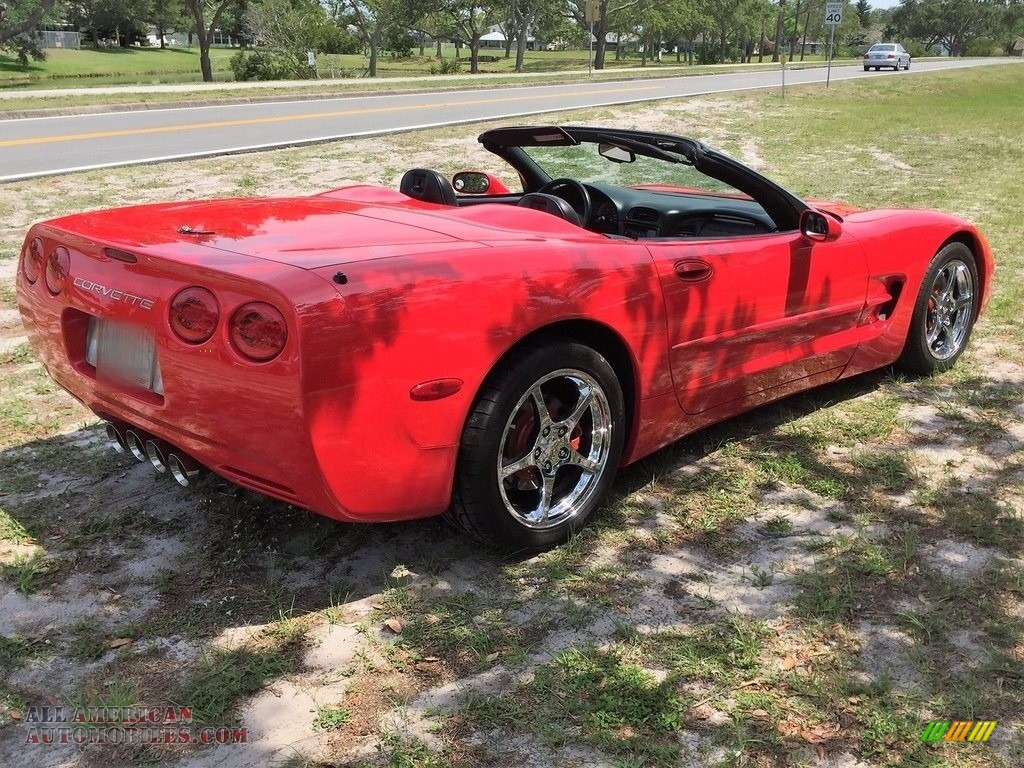 2000 Corvette Convertible - Torch Red / Black photo #17