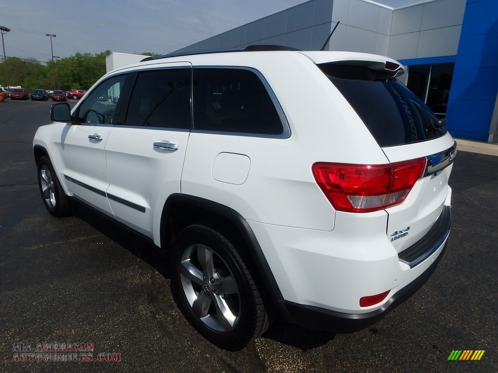 2013 Grand Cherokee Limited 4x4 - Bright White / Black/Light Frost Beige photo #4