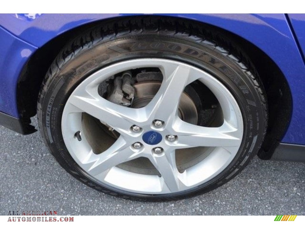 2014 Focus Titanium Hatchback - Blue Candy / Charcoal Black photo #17
