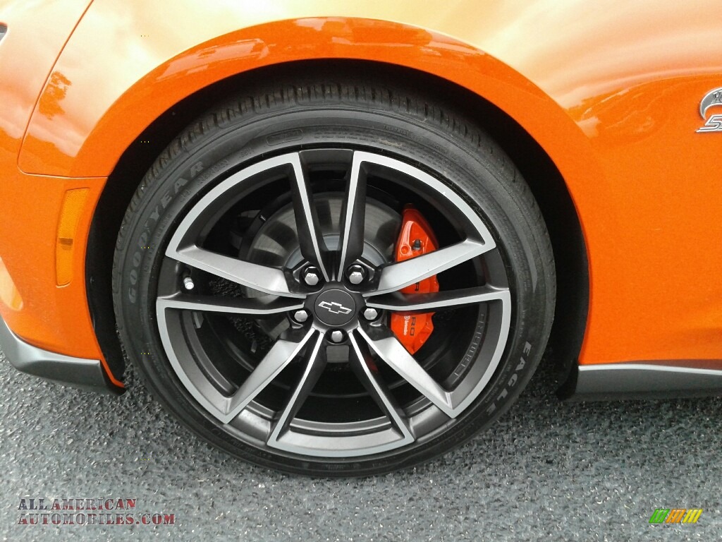 2018 Camaro LT Coupe Hot Wheels Package - Crush (Orange) / Jet Black/Orange Accents photo #20
