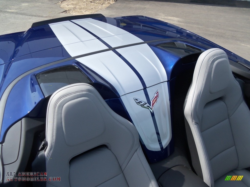 2019 Corvette Stingray Convertible - Admiral Blue Metallic / Gray photo #8