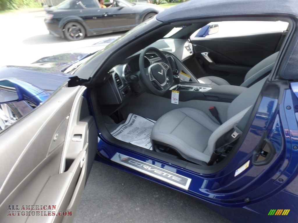 2019 Corvette Stingray Convertible - Admiral Blue Metallic / Gray photo #22