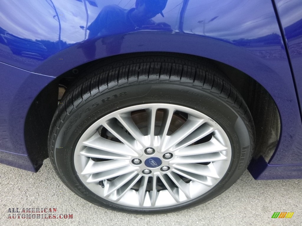 2016 Fusion SE AWD - Deep Impact Blue Metallic / Charcoal Black photo #9