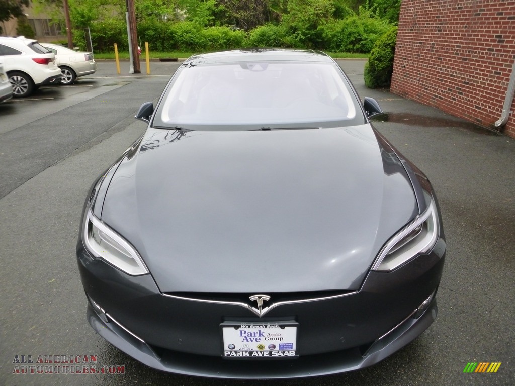 2016 Model S 90D - Titanium Metallic / Gray photo #8