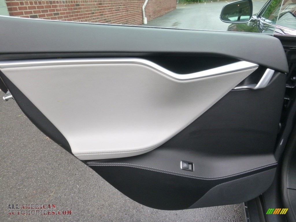 2016 Model S 90D - Titanium Metallic / Gray photo #14